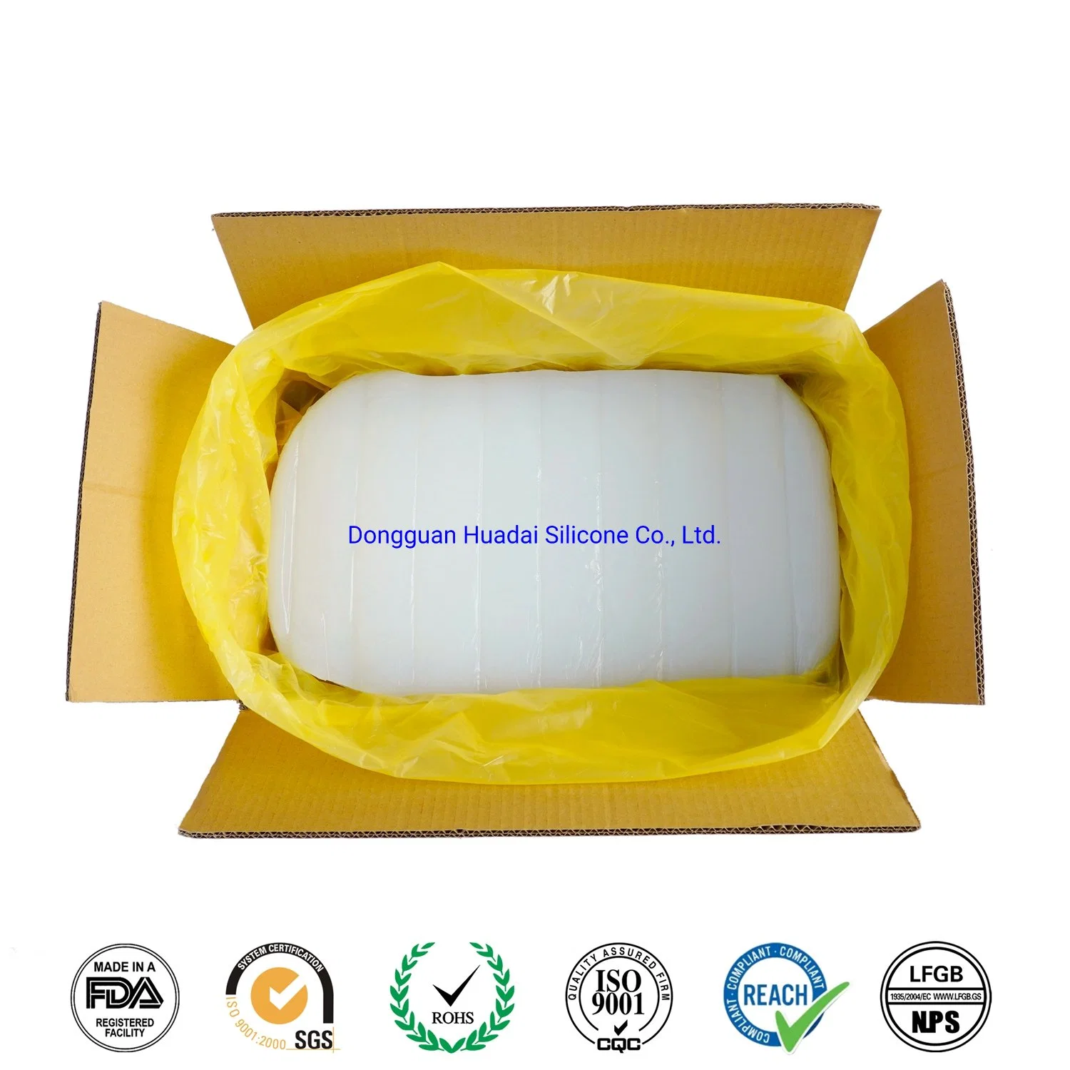 HD-6152H Heat-Resistant borracha de silicone boa resistência ao calor e resistência mecânica