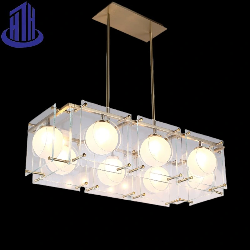 Indoor Modern Luxury Decorative Lamp Glass Hanging Lamp Crystal Pendant Lighting (6088L)