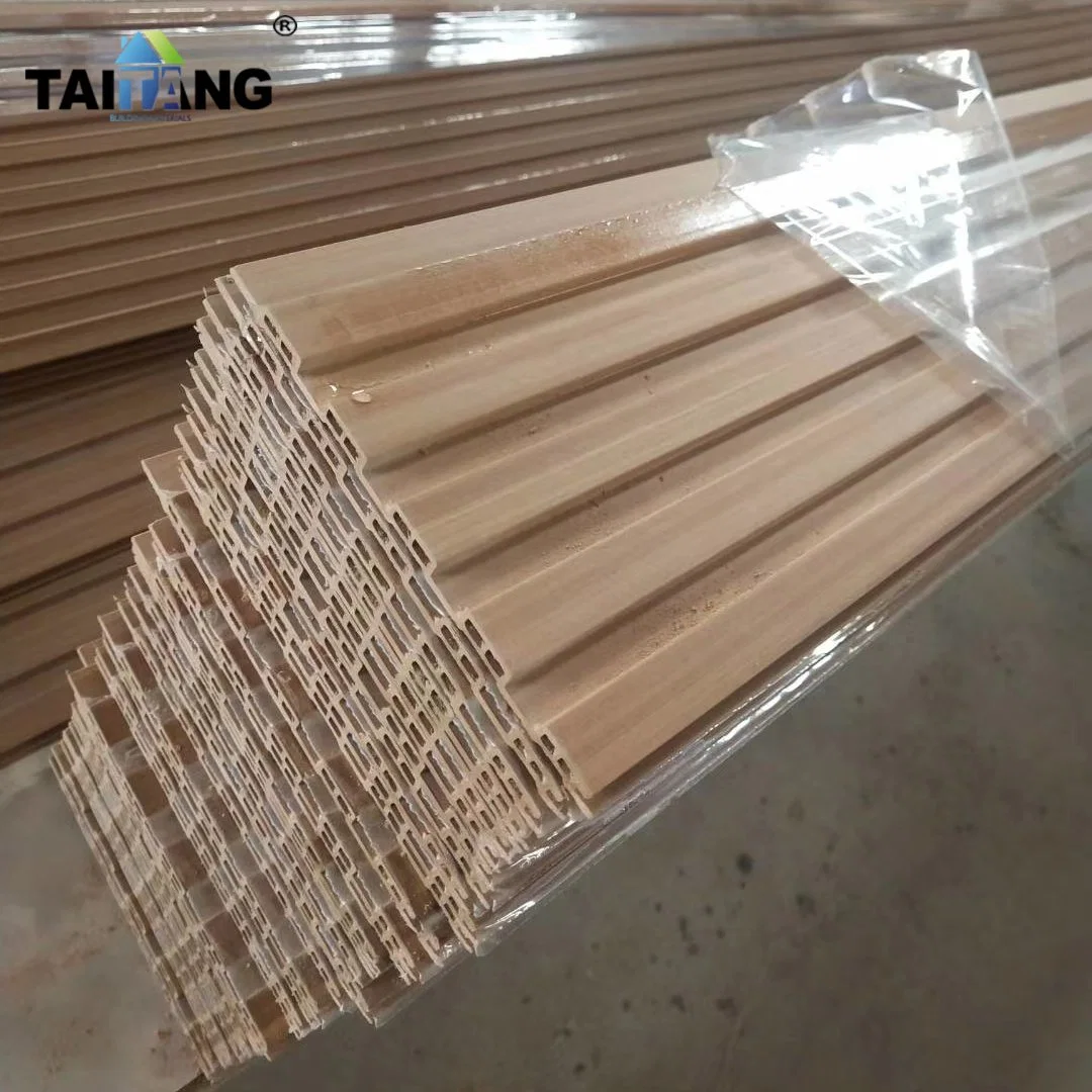 Outdoor WPC Great Wall Solid Wood Partition Wall Cladding WPC Board