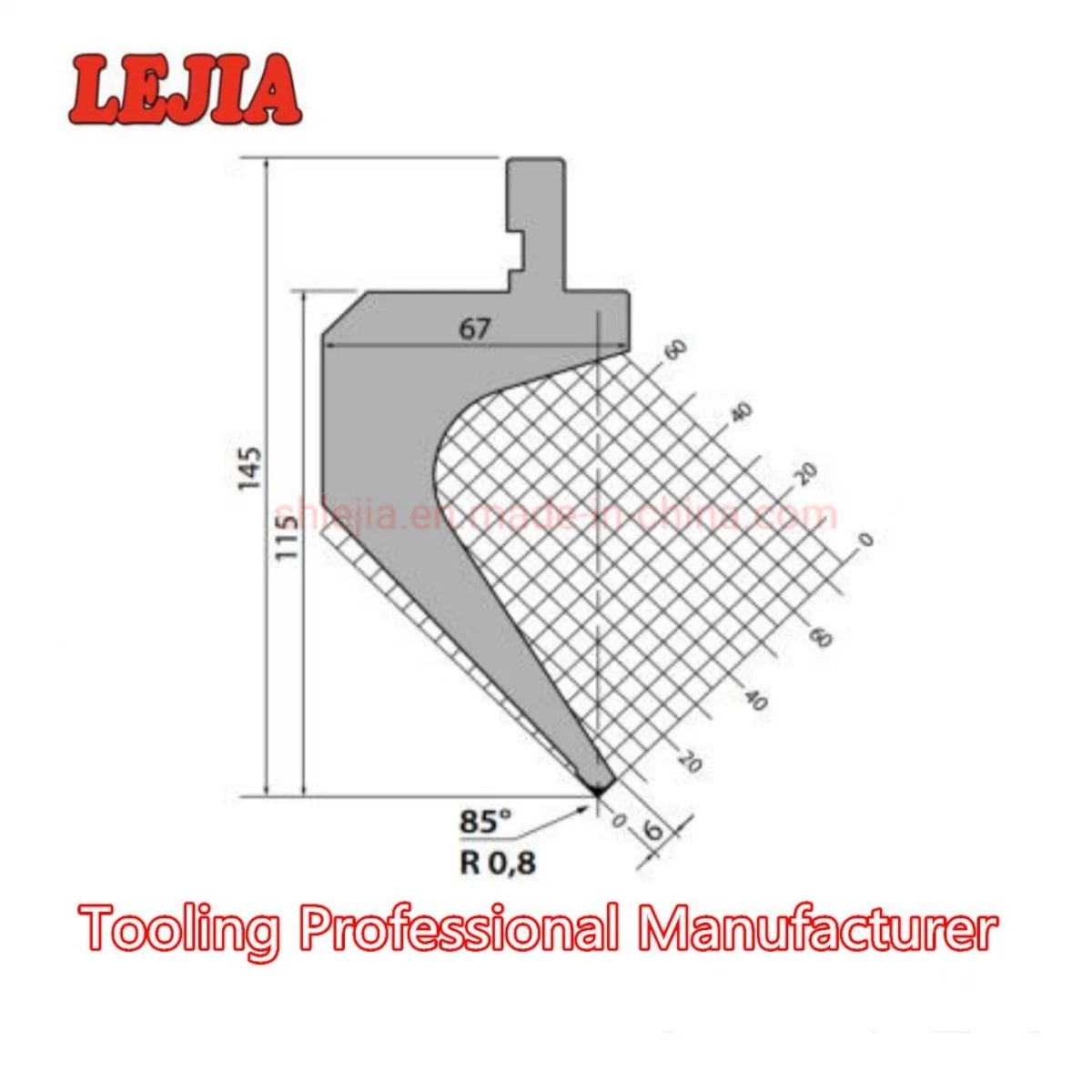 Single V Die, Goose Neck Punch, Press Brake Tools for Press Brake Machine