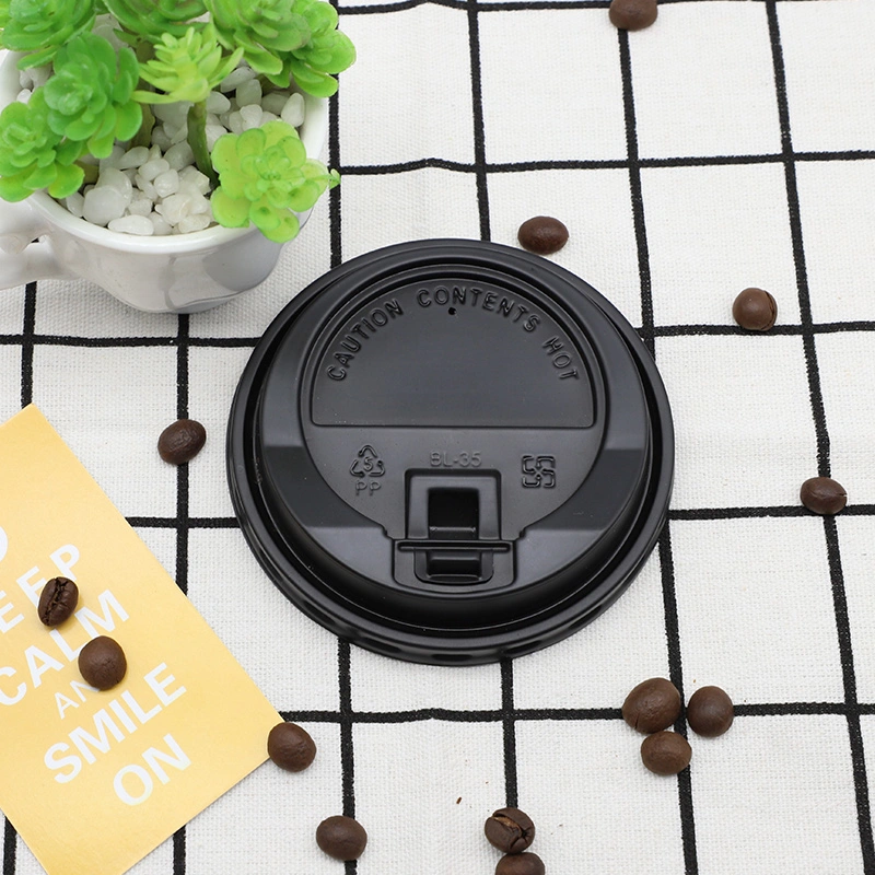 12oz Soft Drink Spout Plastic Coffee Cup Cover