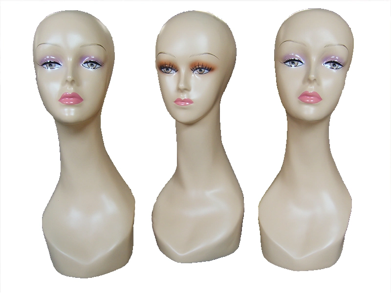 Mannequin Head with Shoulder Display Manikin Head Bust for Wigs, Makeup, Beauty Accessories