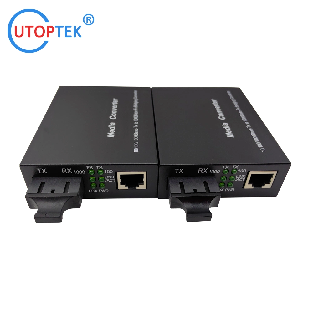 Wholesale/Supplier 10/100/1000m Fiber Optic Media Converter 20km/40km/60km/80km/120km Fiber Converter