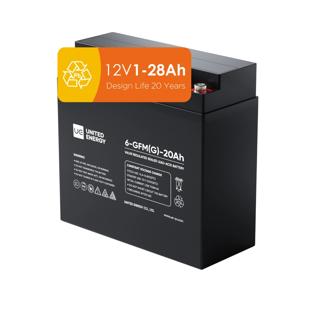 Ue Mini-Bateria de gel 12V 20ah 28ah selada recarregável de ácido de chumbo das baterias