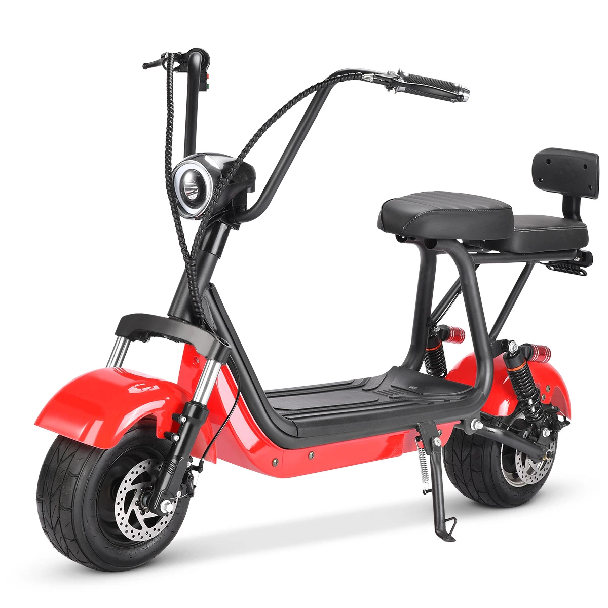 Citycoco Electric Scooter 2 Wheel with Fat Tire Popular 2000W 60V CE with Removable Lithium Battery