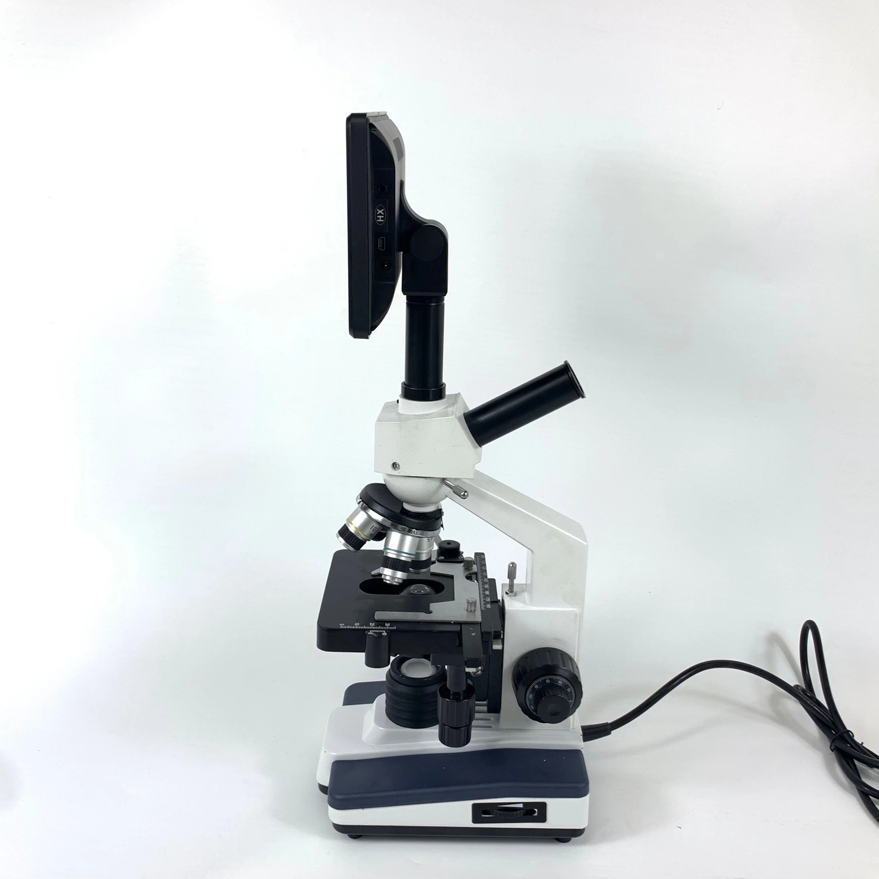 China Dual Viewing Head Microscope with Screen Xsp-200V Wholesale/Supplier Manufacturer