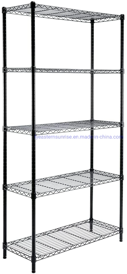 4 & 5 Layer Shelving, Adjustable Rack Unit, Steel Wire Shelves, Storage for Kitchen and Garage