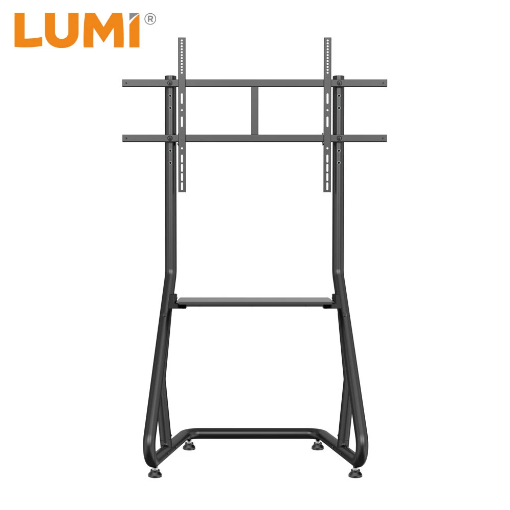 Heavy Duty Landscape LED TV Floor Stand with Lockable Casters