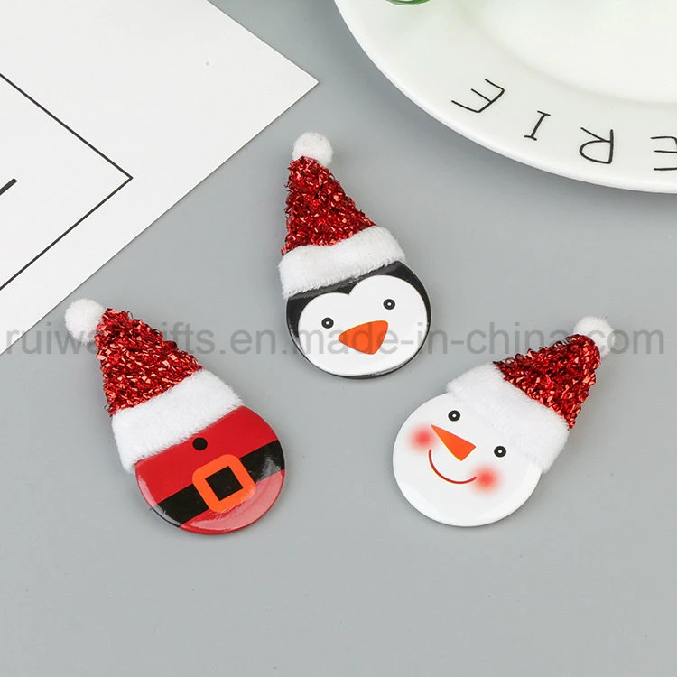 Christmas Pin Badge, Cute Promotion Printing Badge Pin for Christmas Decoration