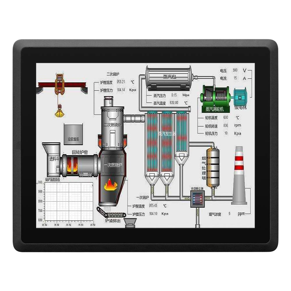 Kapazitiver i3-Punkt-Touchscreen 4005u i5-4200U i7-4500u-10 tragbar integriert Industrie-PC-Computer integriert