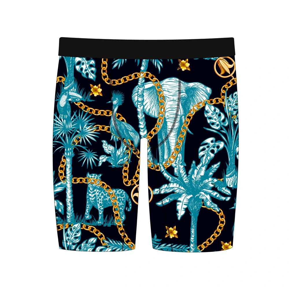 Hot Selling Custom Design Comfortable Men's Polyester Boxer Briefs Shorts Underwear