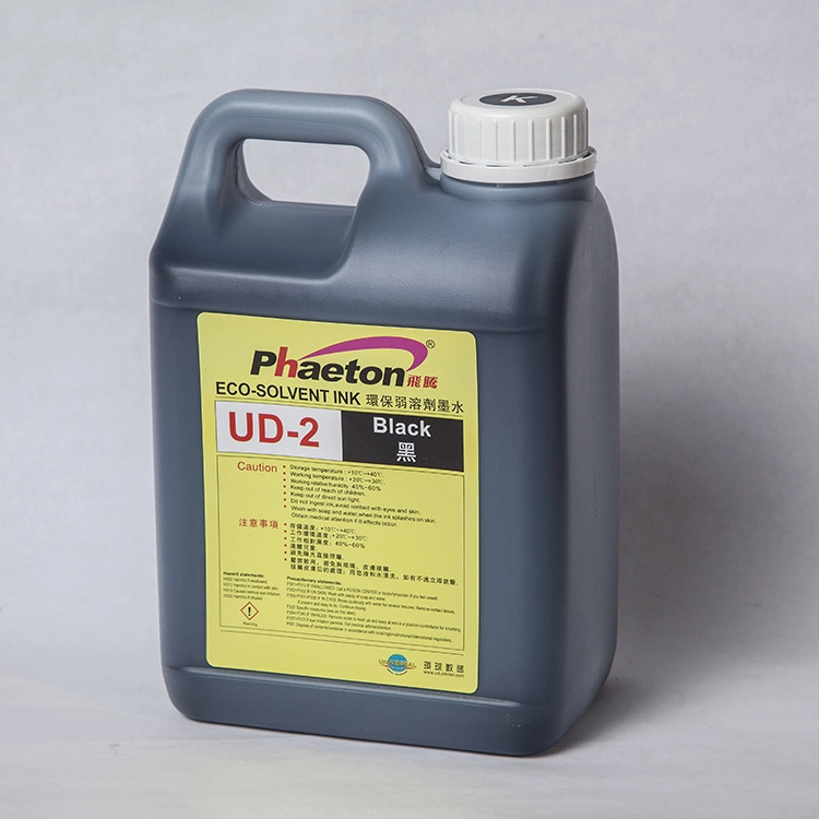 Factory/Wholesale/Supplier Price Phaeton Ud-2 Eco Solvent Ink for Seiko Spt510 Print Head Universal Ud-2 Water Based Ink for Challenger Infiniti Phaeton Printer