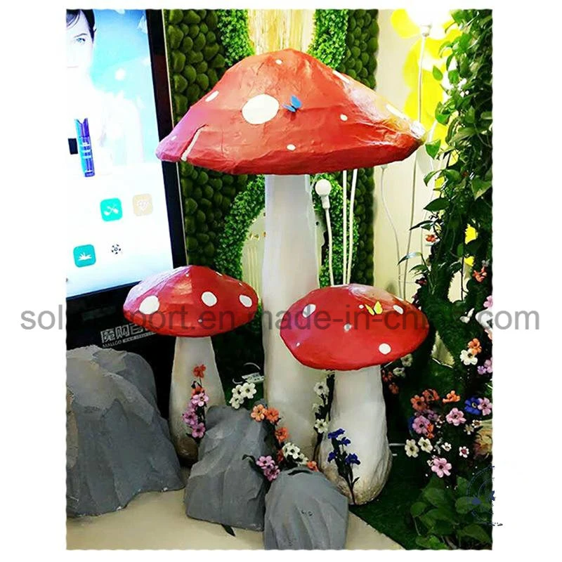 Beauty Window Display Props Shopping Mall Foam Mushroom for Amusement Park Decoration