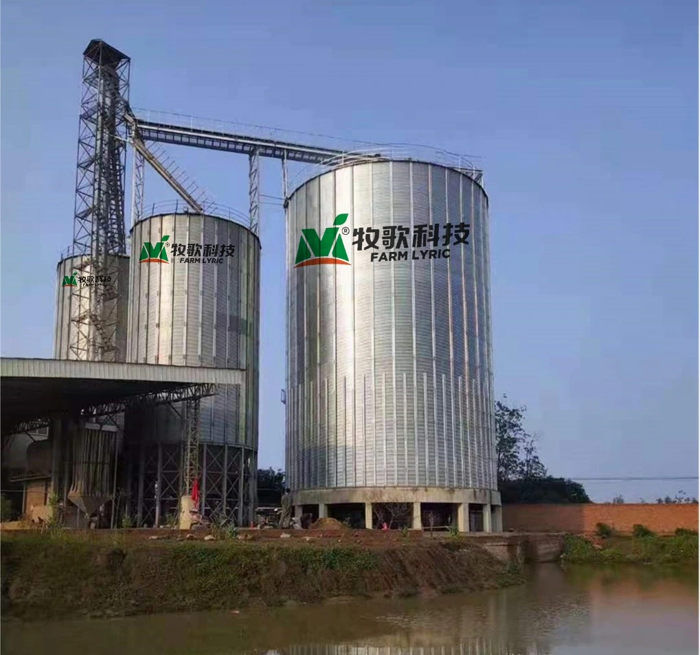 40-1000 Tons Steel Structure Waterproof and Shockproof Grain Silo