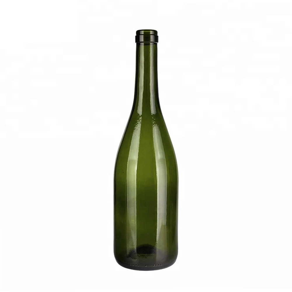 Wholesale/Supplier Empty Black Ice Wine 500ml 1000ml 750ml Wine Bottle Glass with Cork