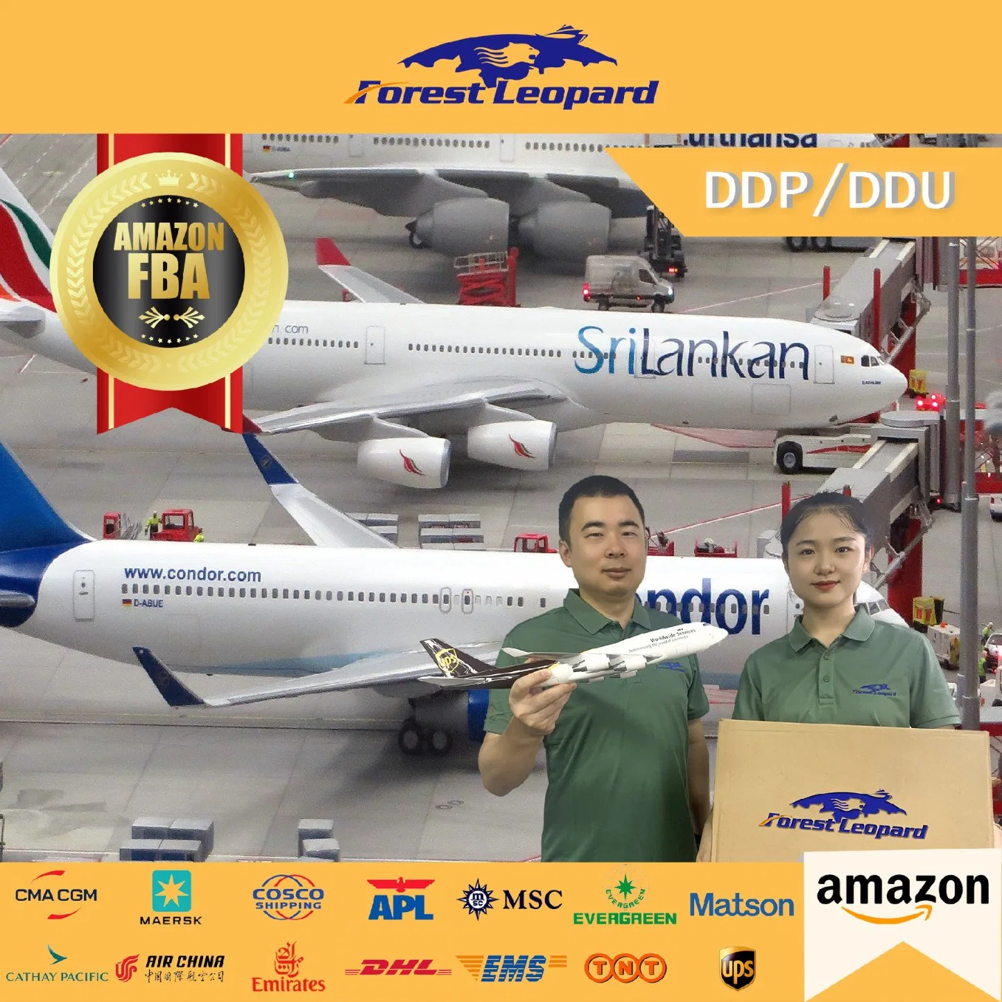 International Door to Door Air Cargo DDP Shipping to De EU USA From Shenzhen Freight Forwarder