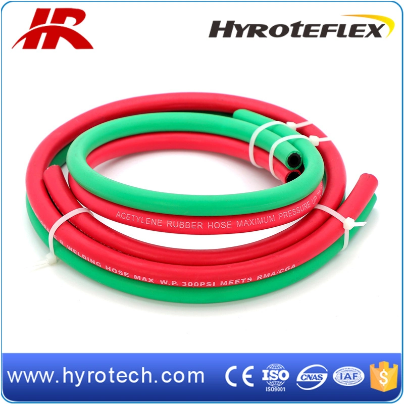 ISO 3821 Red+Green Oxygen and Acetylene Hose for Welding Equipment