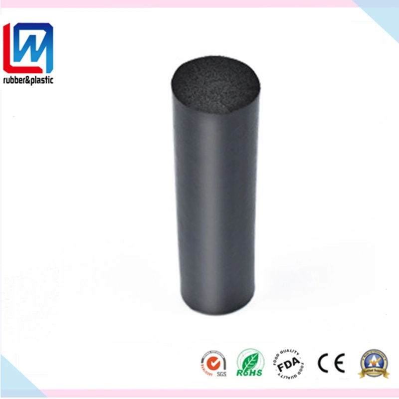O-Type Extrusion EPDM Foam Round Rubber Cord Sealing Round Sponge Strip for Electric Cabinet Box
