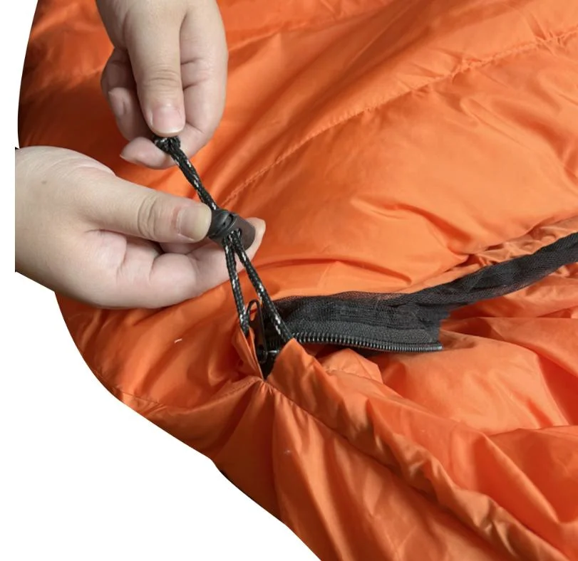 Outdoor Camping Windproof Warm Waterproof Sleeping Bag Mummy Cold Proof Sleeping Bag with Hat