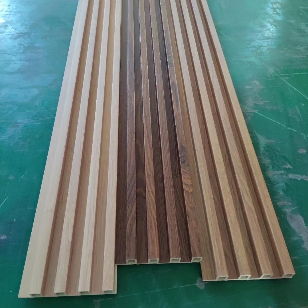 Wood Plastic Material PVC Louver Panel for Office