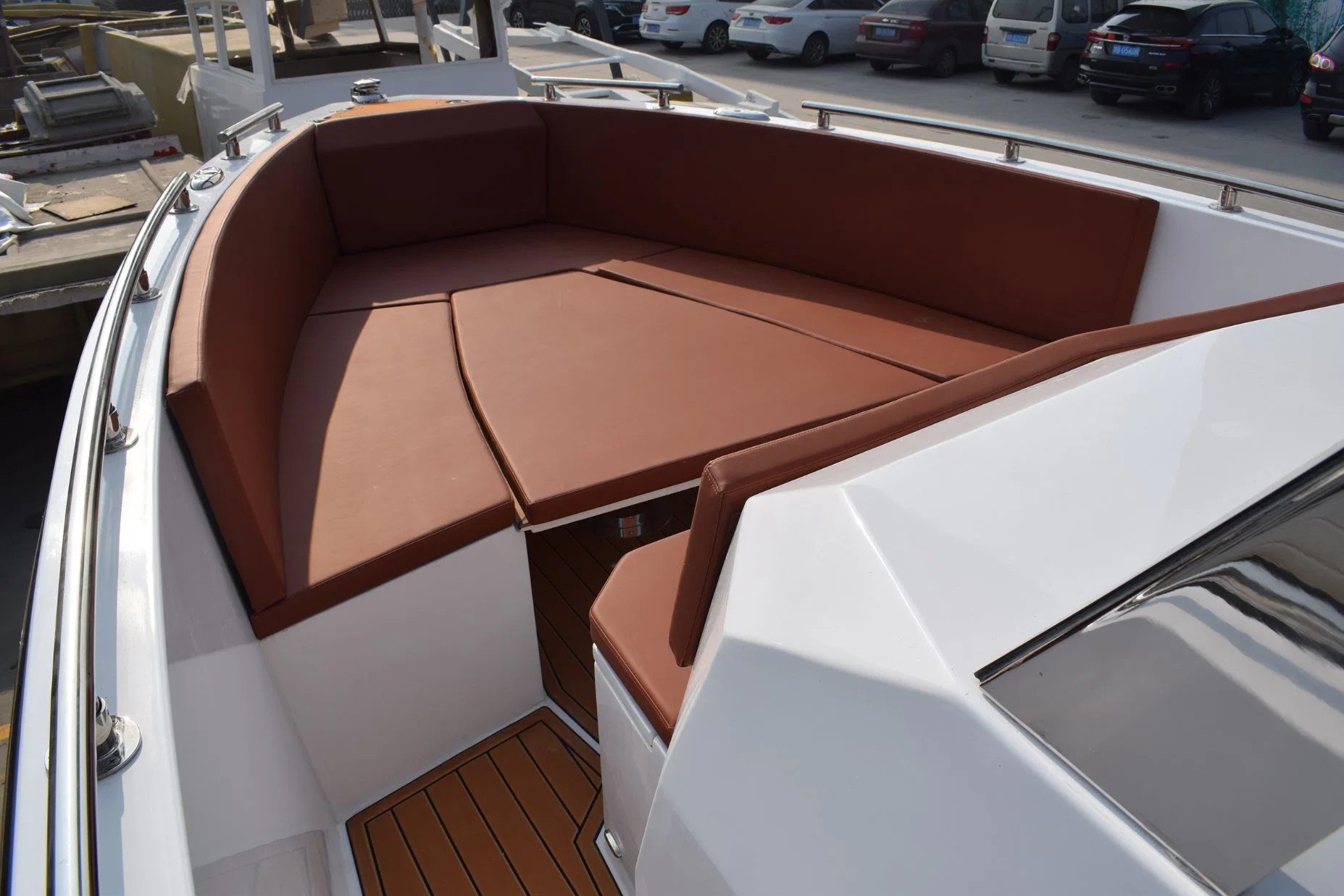 Neues Design 28FT Fiberglass Angelboot für Day Boating