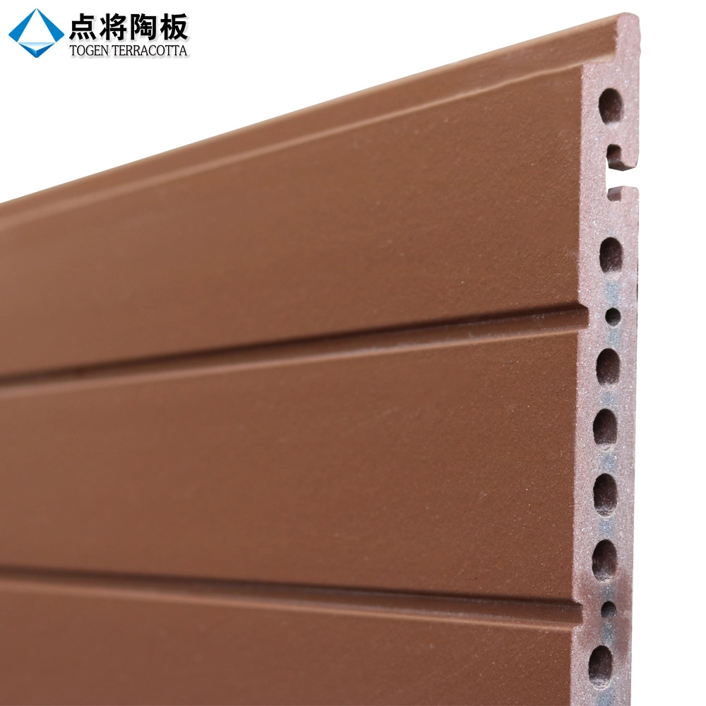 Curtain Wall Groove Terracotta Panel with Customization