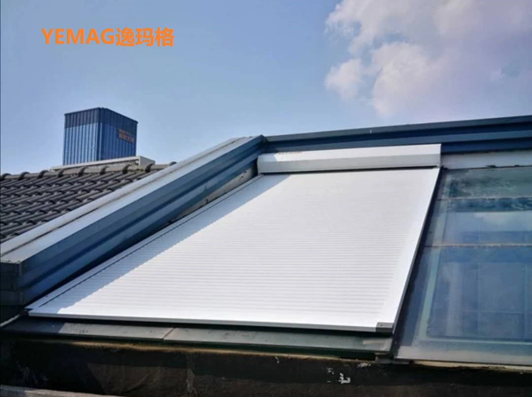 Outdoor Automatic Roof Mounted Rolling Shutter/ Horizontal Aluminum Roller Shutter//Roller Blinds/Blinds/Sunshade/Sunshade Canopy/Roller Shutter/Sunshade Awning