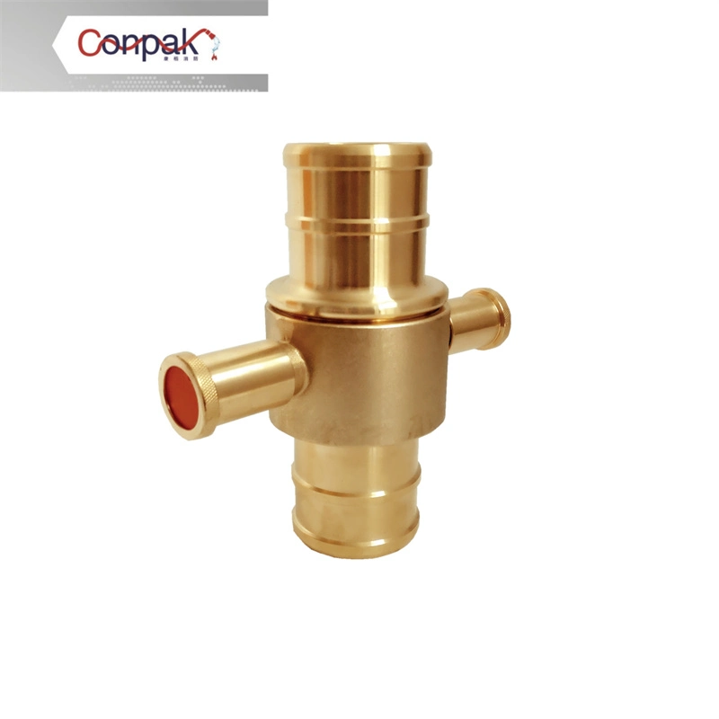 2.5inch BS336 Instantaneous Fire Hose Coupling in Brass Material