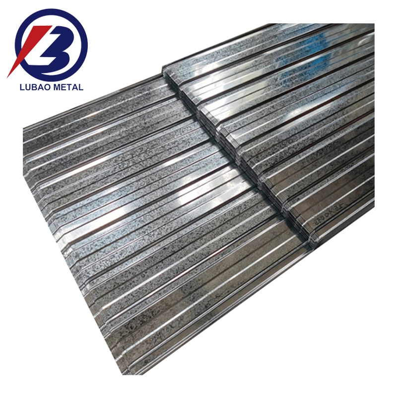 Cold Rolled Galvanized Gi Corrugated Steel Roofing Sheet Zinc Coated 26 28 Gauge Prefab Houses Zinc Roof Tiles