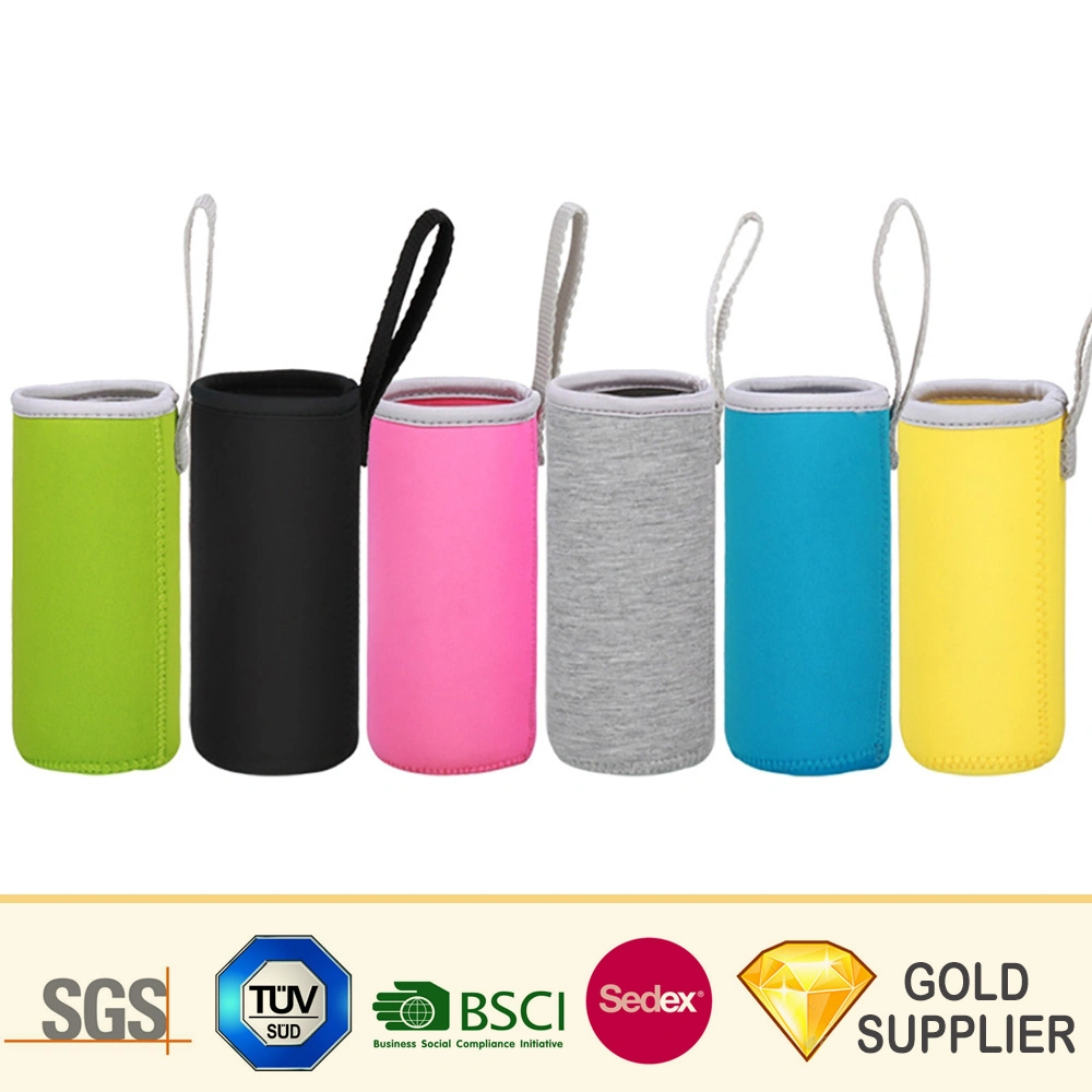 Leche plegable de neopreno Natural Eco-friendly Gel reutilizable Thermo Electric Baby Botella de cerveza vino Bolsa de hielo Stubby Holder Koozie aislado Manguito de botella de enfriador