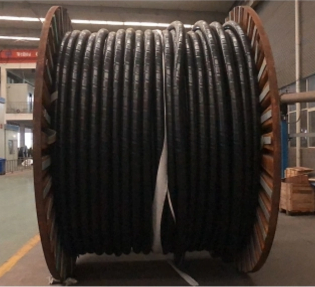 Medium Voltage 26/35kv Al/XLPE/Cts/PVC with Stranded Aluminum Conductor Rigid single Core or Three Core Power Cable