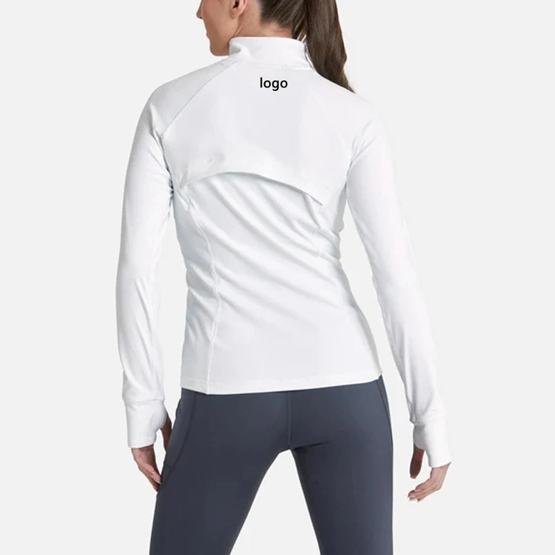 OEM Custom Logo Slim Fit Gym Running Chaquetas para mujer Aptitud