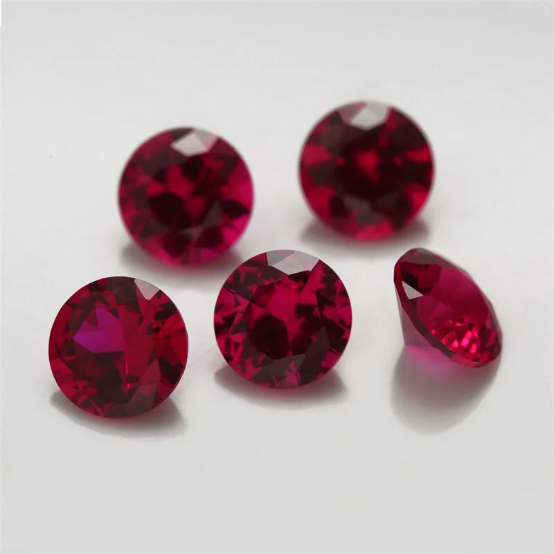 High quality/High cost performance Ruby with Round Shape for Decoration