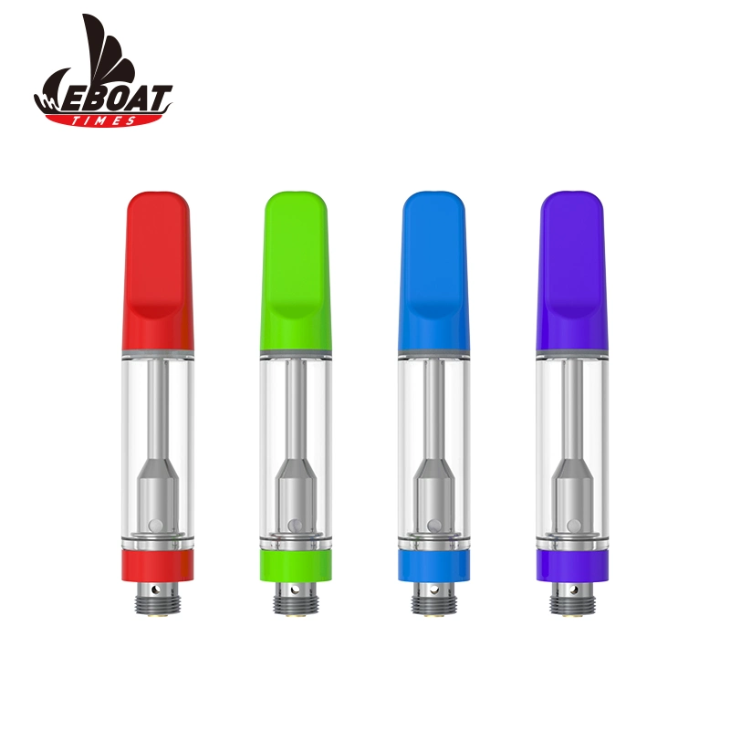 Custom 510 Thread Empty Cartridge Stainless Steel Ceramic Glass Cartridge 1.0ml D8 Vaporizer