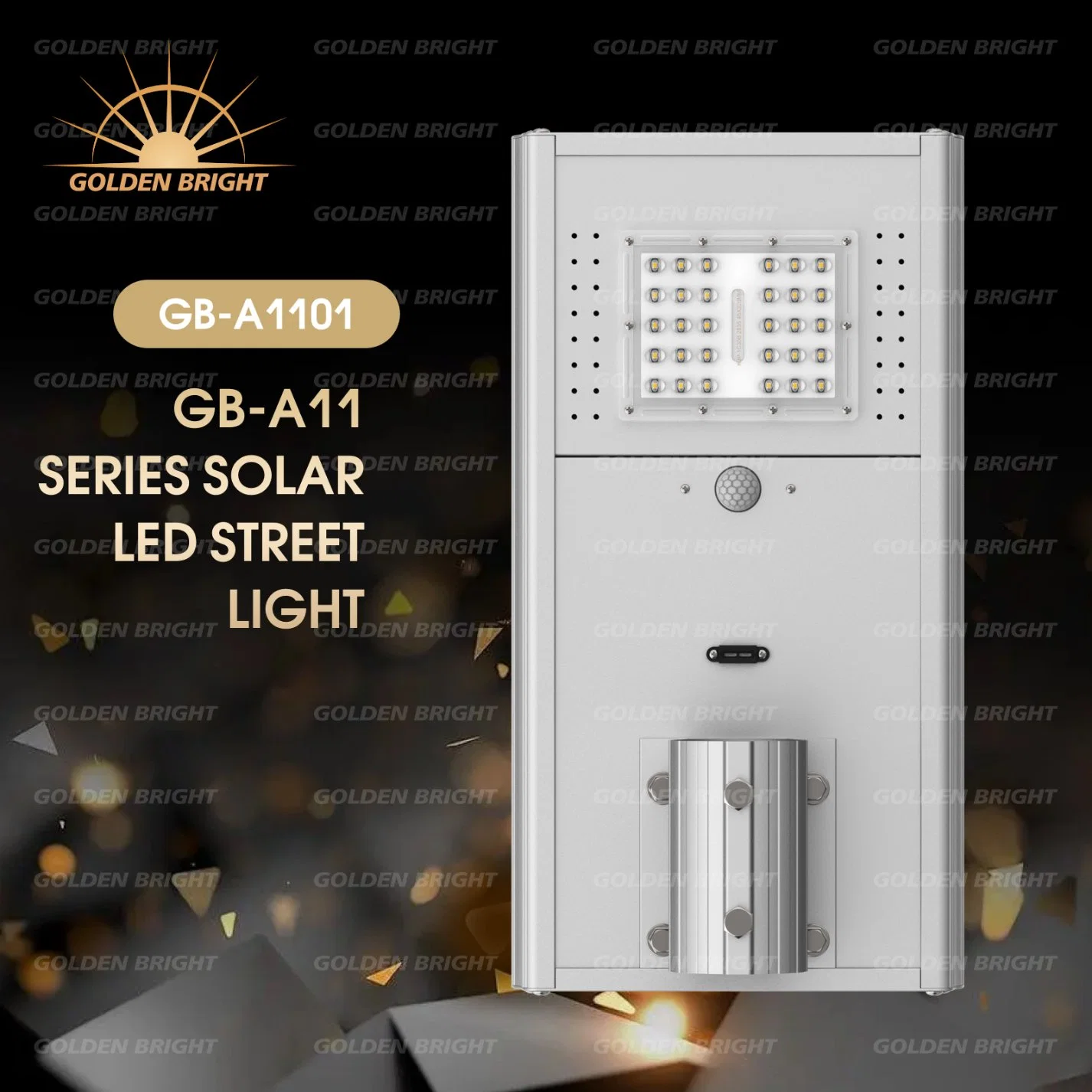 Outdoor IP66 Wasserdicht integriert All in One Energieeinsparung 30W Solar-LED-Straßenleuchte mit hohem Lumen