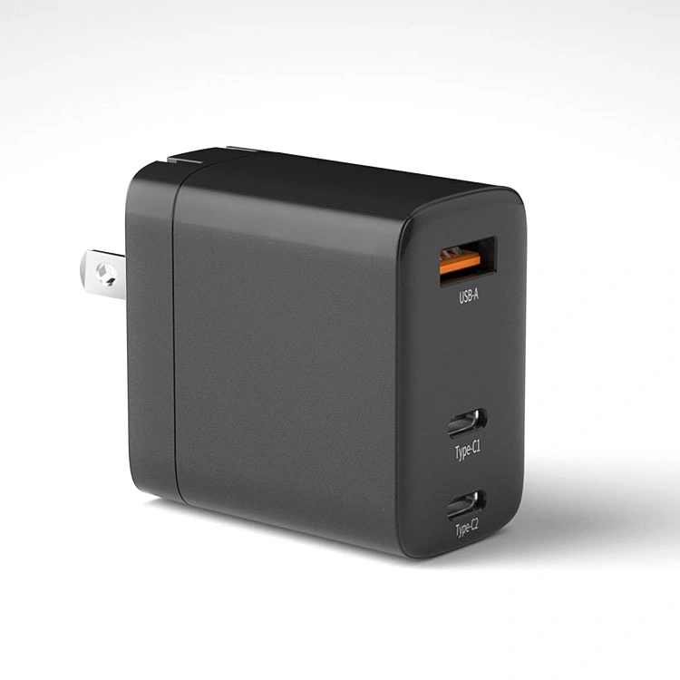 Cargador inalámbrico Cargador de portátil GAN 65W 100W 140W Pd3,1 Móvil Cargador de teléfono adaptador de alimentación USB-C.