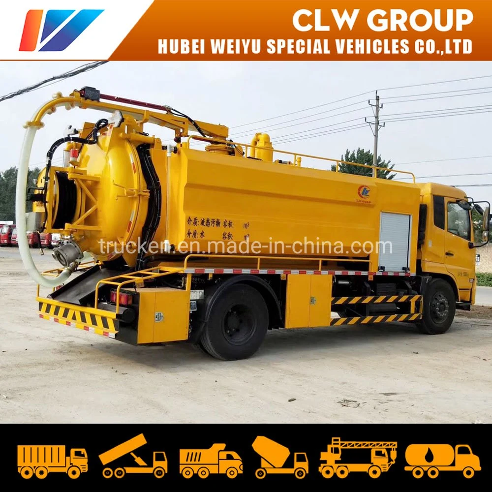 Customized 13000liters/14000liters New High quality/High cost performance Factory Price Sewer and Drain Cleaning Truck