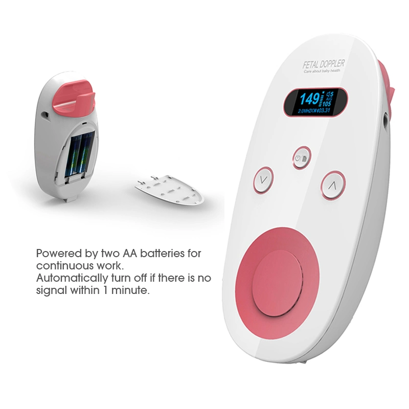 Pirce mayorista portátil Hight-Fidelity Sound Baby Heart Rate Dectector Ultrasonido Doppler fetal