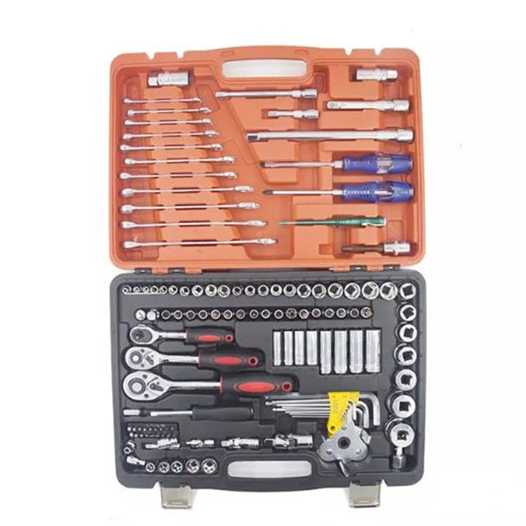 121pcs Tool Kit de voiture ensemble boîte outil à cliquet Jeu de douilles à choc Profesyonel Takim Seti Tamir