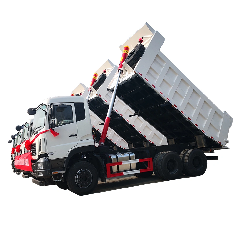 Dongfeng 6 * 4 10 Rad Dump Truck Lkw Lkw Kipper Diesel Motor Für Große Transportmöglichkeiten