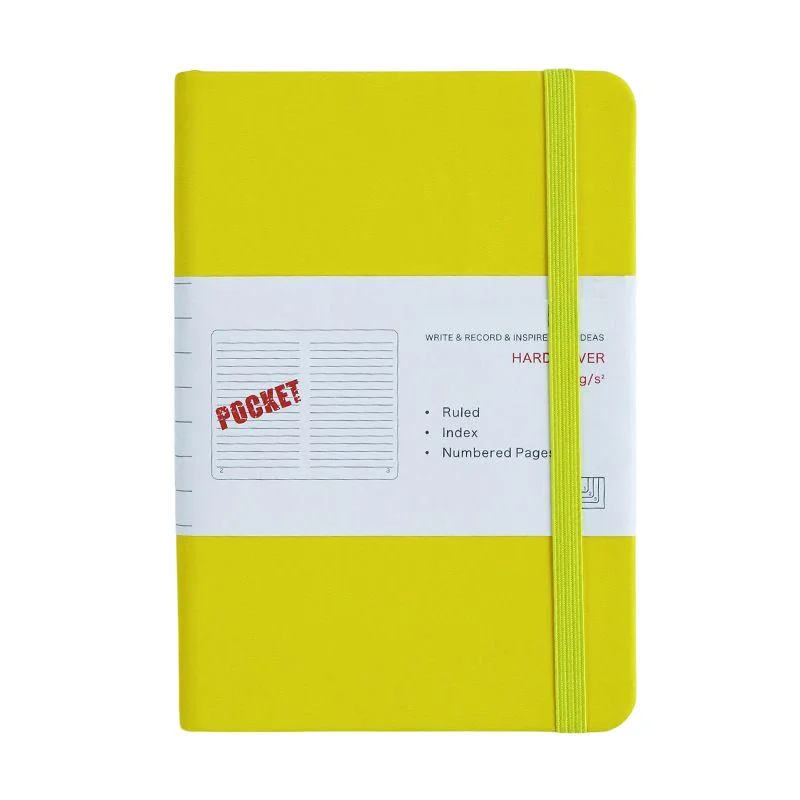 Wholesale/Supplier Cheap Stocking A5 with Elastic String PU Material Hard Surface Notebook