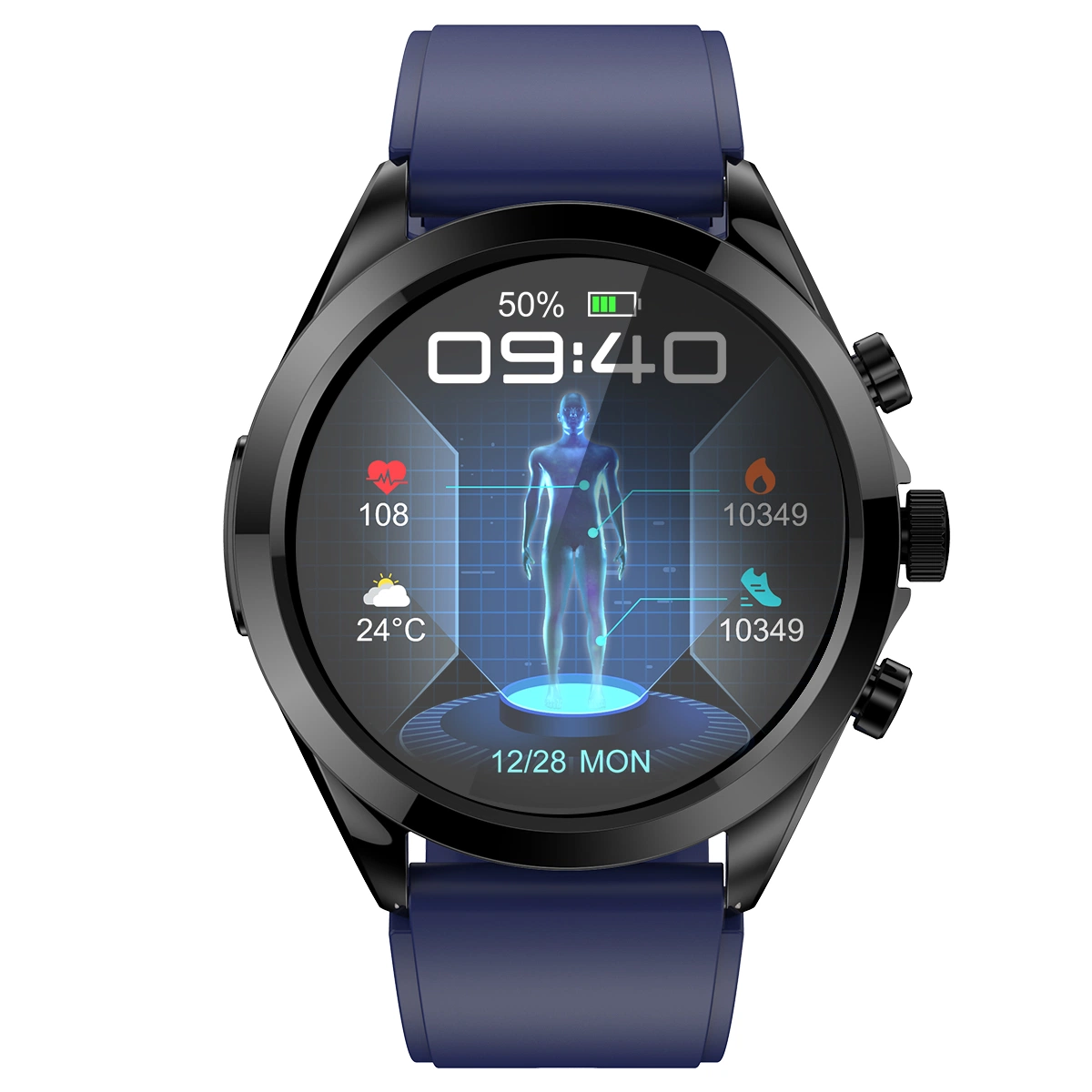 2023 de haute qualité pour les hommes de l'ECG Smart Watch PPG Bt Smartwatches hommes Sports d'appel Lecteur de musique Big Smart Watch pour les garçons