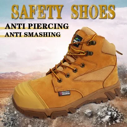 Bottes pour hommes Bottes d'extérieur épaisses en PU chaudes Chaussures de sécurité anti-perforation
