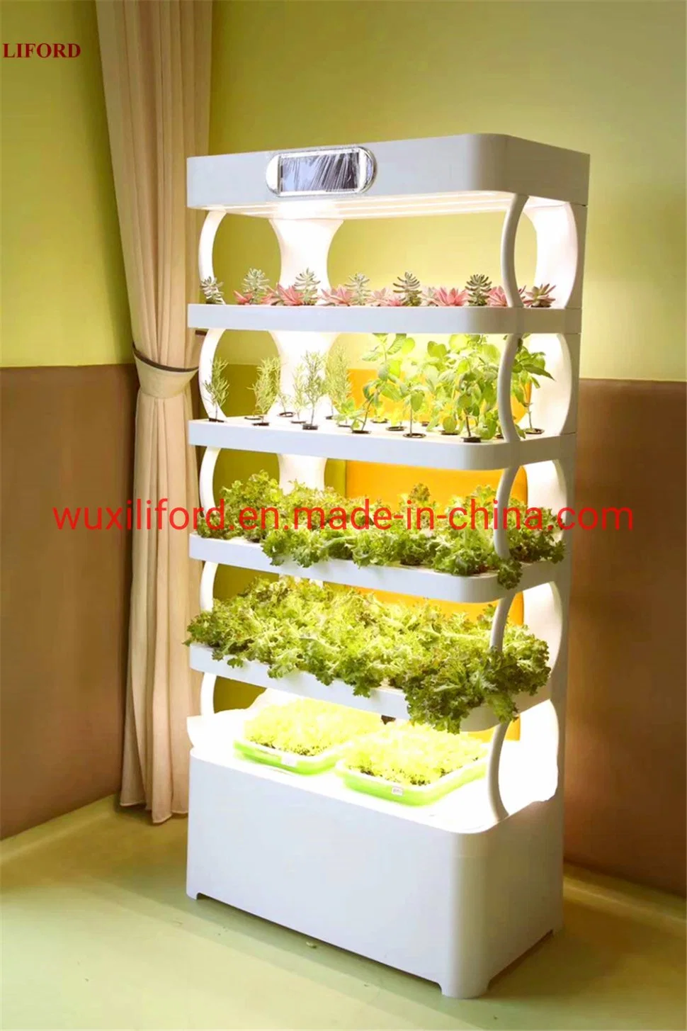 Safe Portable Professional Smart Farm LED Hydroponics Systems for Lettuce