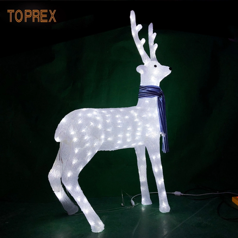 Toprex Decor 3D Weatherproof New Design Waterproof Metal Garden LED Farm Animal Christmas Lights