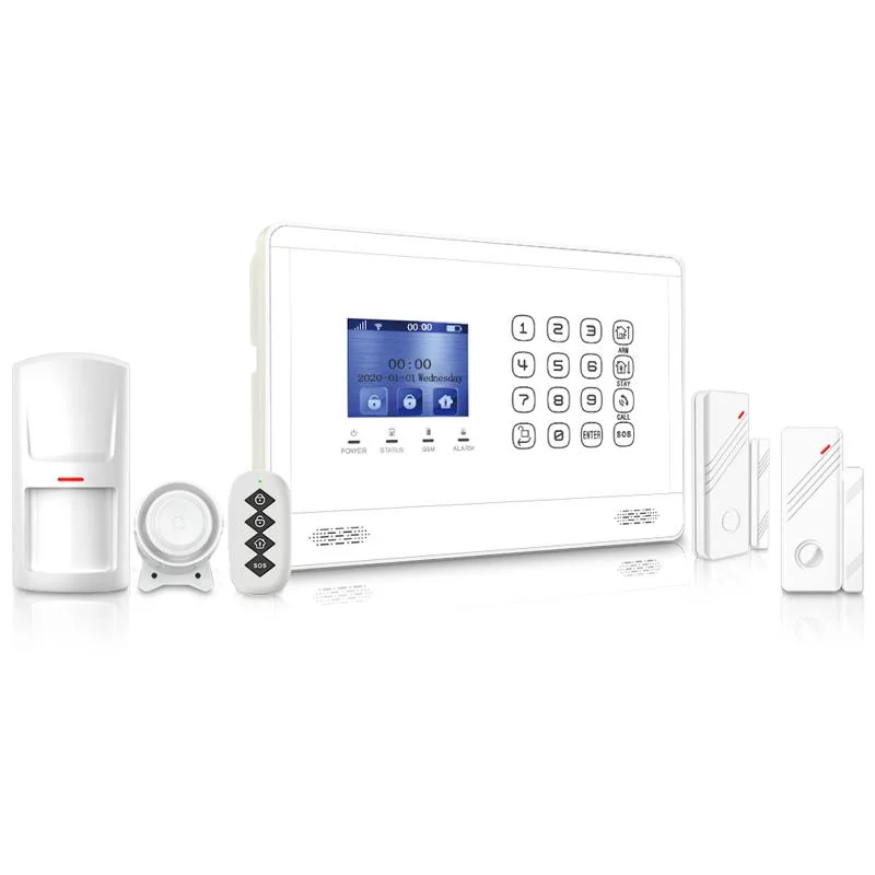 APP Control Compatible Amazon Alexa GSM WiFi Alarm Systems