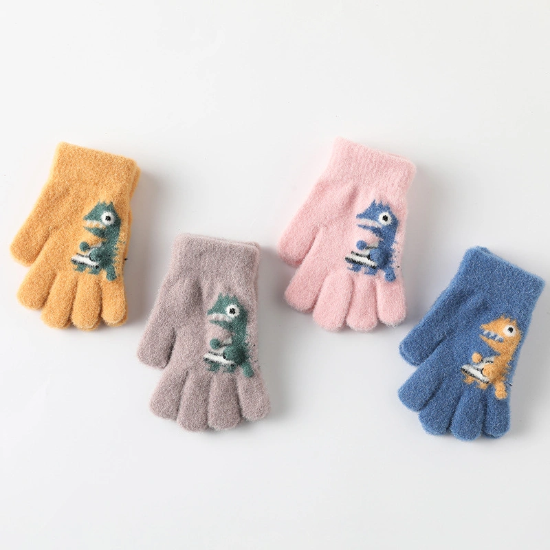 Fashion Knitting Wholesale Winter Warm Kids Children Gloves