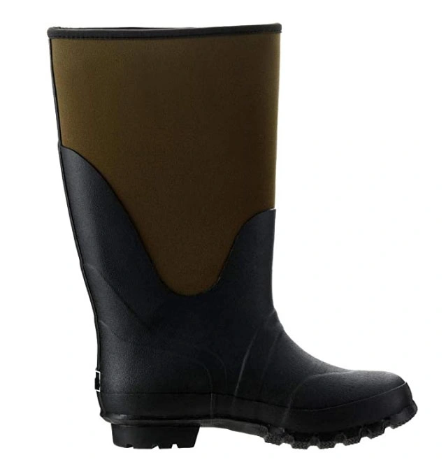 2021 novas mulheres ampla vitelo e durável em neoprene quente Botas de chuva