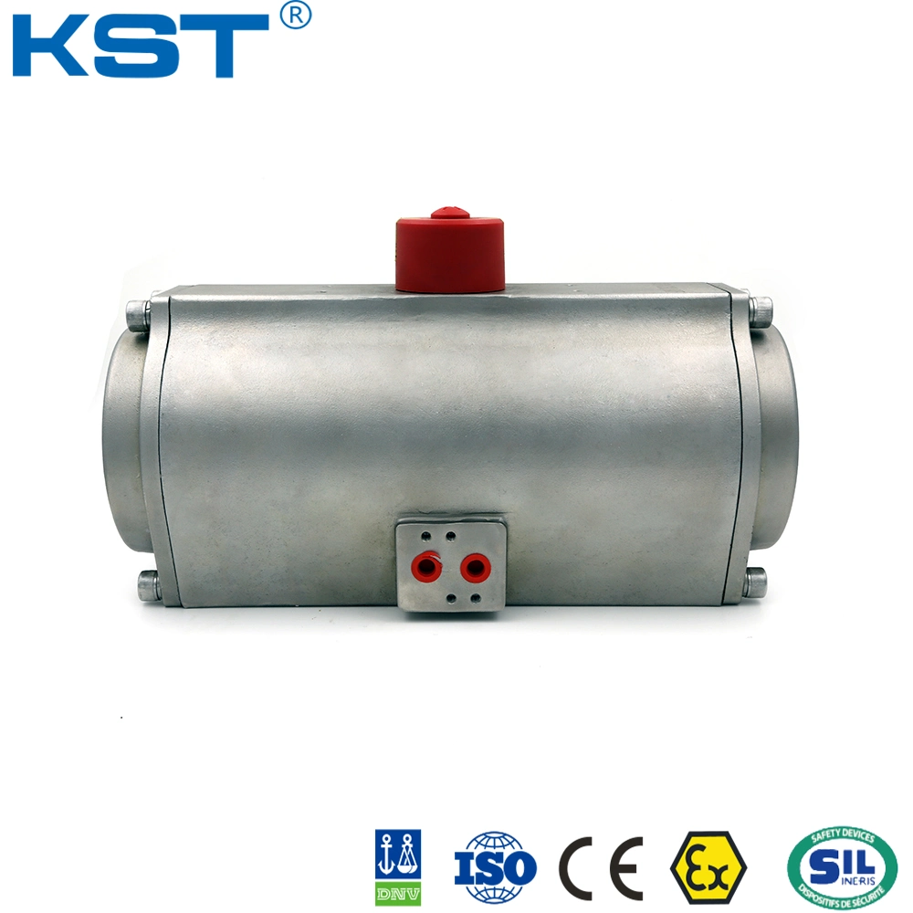 Stainless Steel Body Double Acting/Spring Return Pneumatic Actuator for Ball Valve, Butterfly Valve, Control Valve