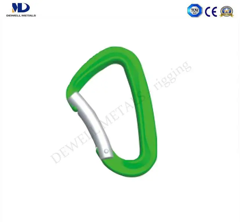 Colored Aluminum Carabiner Snap Hook D Type Egg Type Carbine Type for Camp or Bags